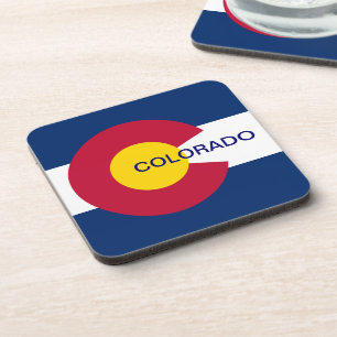 Posavasos Bandera Estatal de Colorado