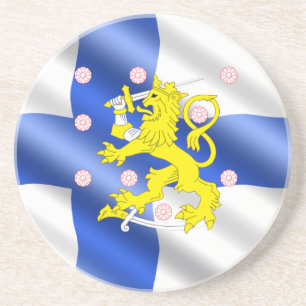 Posavasos Bandera finlandesa