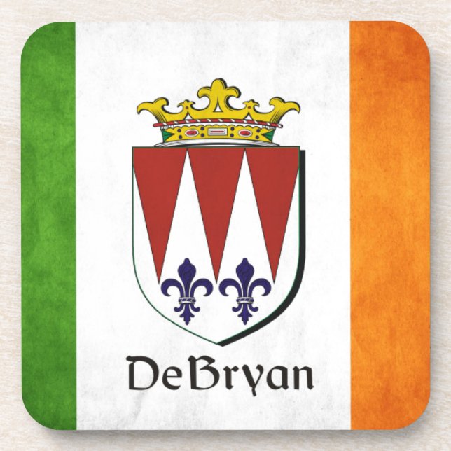 Posavasos Bandera irlandesa DeBryan (Frente)