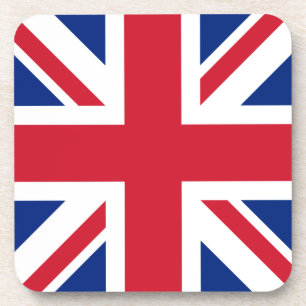 Posavasos Bandera nacional de Union Jack del Reino Unido Ing
