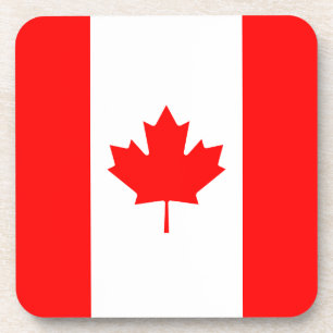 Posavasos Bandera Nacional Patriótica de CANADÁ