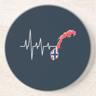 Posavasos Bandera noruega Noruega Flag Norge Latido 