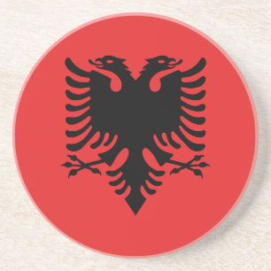Posavasos Bandera patriótica albanesa