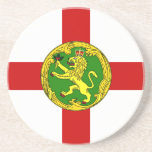 Posavasos Bandera patriótica de Alderney