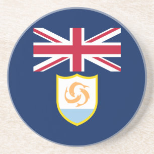 Posavasos Bandera patriótica de Anguila