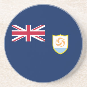 Posavasos Bandera patriótica de Anguila