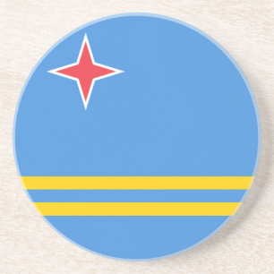 Posavasos Bandera patriótica de Aruba
