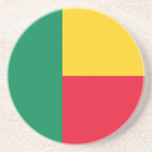 Posavasos Bandera patriótica de Benín