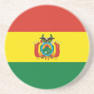 Posavasos Bandera patriótica de Bolivia