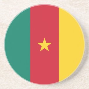 Posavasos Bandera patriótica de Camerún