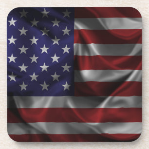 Posavasos Bandera Patriótica De Estados Unidos De América