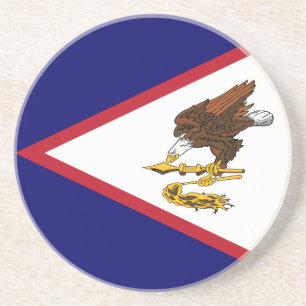 Posavasos Bandera Patriótica de Samoa Americana