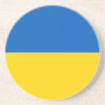 Posavasos Bandera patriótica de Ucrania<br><div class="desc">Bandera patriótica de Ucrania.</div>