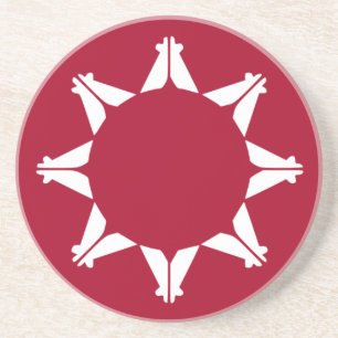 Posavasos Bandera sioux de Oglala Lakota