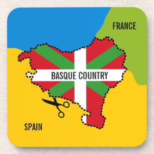 Posavasos Bandera vasca Ikurriña, independencia vasca del