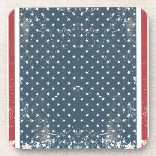 Posavasos bandera vertical americana