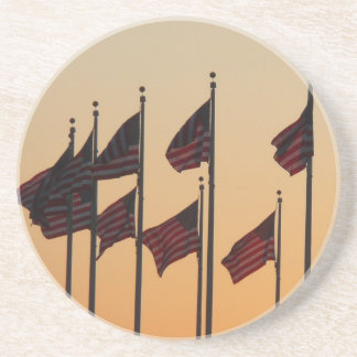 Posavasos Banderas del Sunset American Patriotic USA