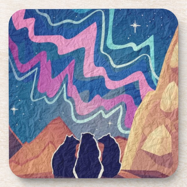 Posavasos Baños de luz del norte (Frente)