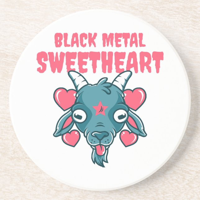 Posavasos Baphomet Cabeza de Cabra Adorable (Frente)