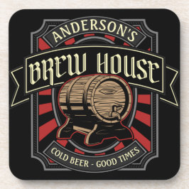 Posavasos Bar de elaboración de cerveza Brew House personali