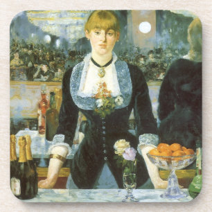Posavasos Bar en el Folies Bergere por Edouard Manet
