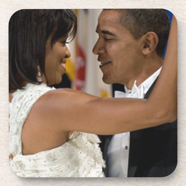 Posavasos Barack and Michelle Obama (Frente)
