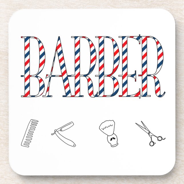 Posavasos Barber (Frente)