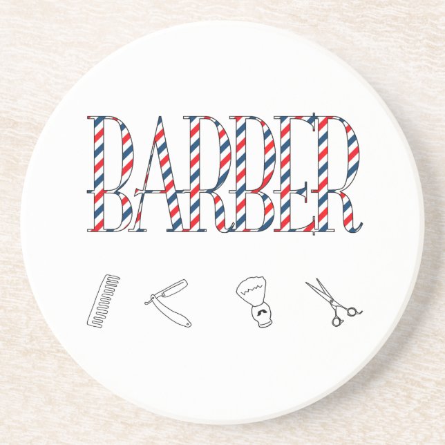 Posavasos Barber (Frente)