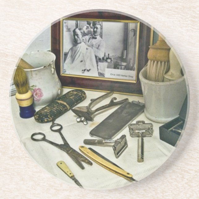 Posavasos Barber Shop (Frente)