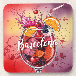 Posavasos Barcelona, España, por Natasha Us