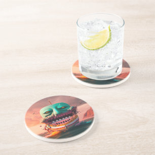 Posavasos Barco asustado