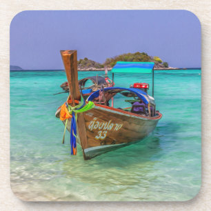 Posavasos Barco de cola larga, Koh Lipe, Tailandia