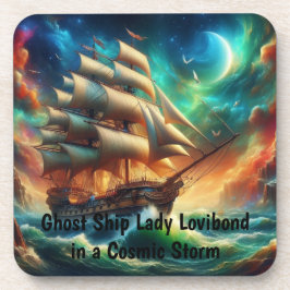 Posavasos Barco fantasma Lady Lovibond en una tormenta cósmi