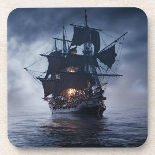 Posavasos Barco Galeón Español Pirata