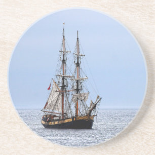 Posavasos Barco pesquero náutico cielos azules