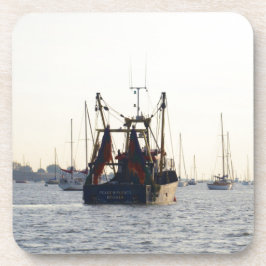 Posavasos Barco Pesquero Paz Y Abundancia Al Amanecer