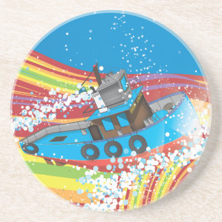 Posavasos Barco Pesquero Tormentoso