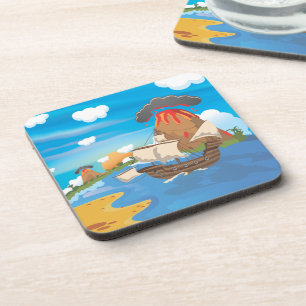 Posavasos Barco pirata