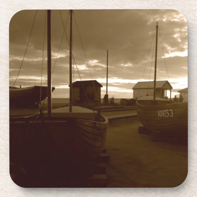 Posavasos Barcos de Pesca de Brighton (Frente)