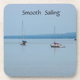 Posavasos Barcos de vela en el río