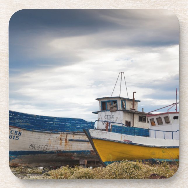 Posavasos Barcos pesqueros (Frente)
