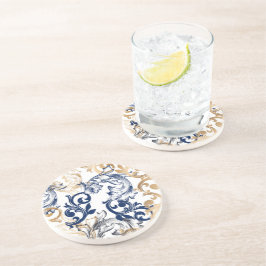 Posavasos Baroque-Style Retro Classic Pattern 