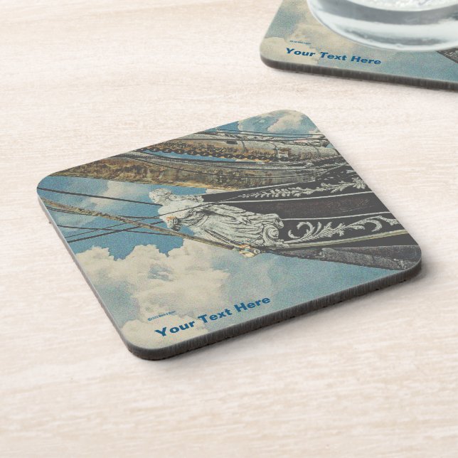 Posavasos Barque Elissa Figurhead (Lado Izquierdo)