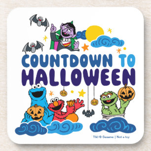 Posavasos Barrio Sésamo   Cuenta regresiva para Halloween