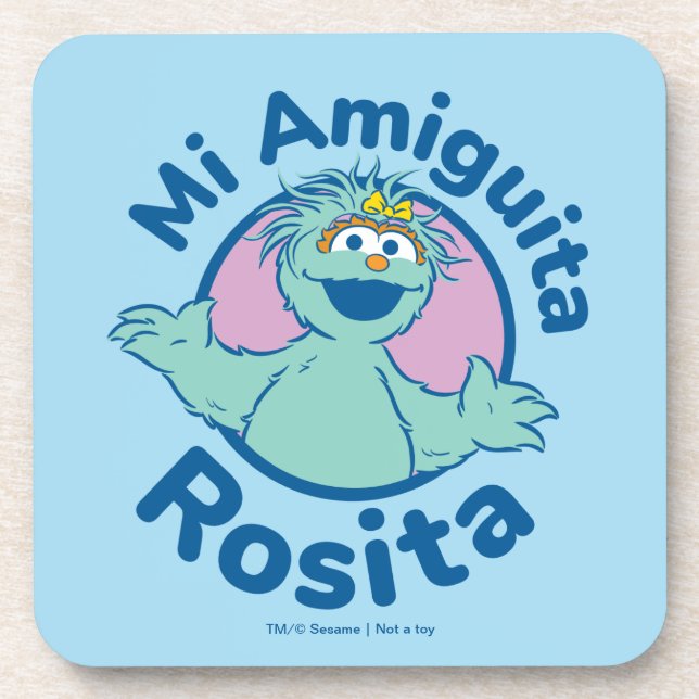 Posavasos Barrio Sésamo | Mi Amiguita Rosita (Frente)