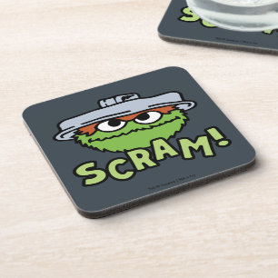 Posavasos Barrio Sésamo   Oscar el Grouch Scram!