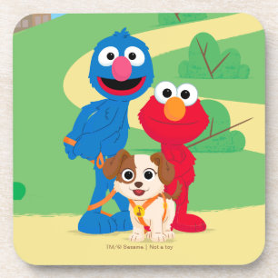 Posavasos Barrio Sésamo   Tango con Grover y Elmo