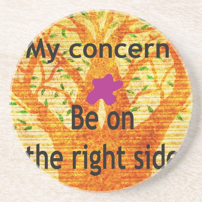 Posavasos Basado en la rectitud de Baobab, la perspectiva de (Frente)