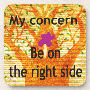 Posavasos Basado en la rectitud de Baobab, la perspectiva de