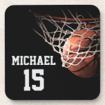 Posavasos Basketball Your Name<br><div class="desc">Digital Sporting Images and Artworks - We Love Basketball - American Popular Sports</div>